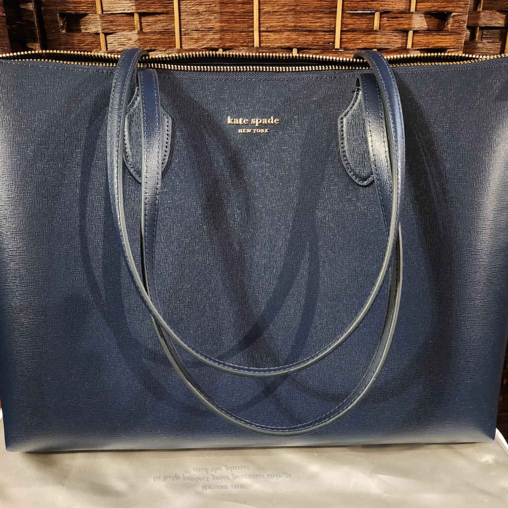 Kate Spade Navy Blue Tote Bag